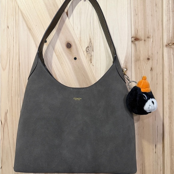 Coach Handbags - Coach Gray Shoulder Bag